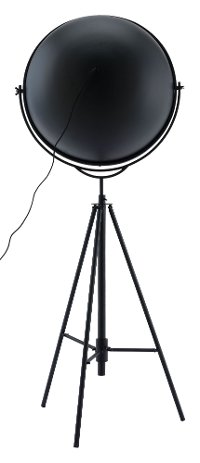 Antique Black Half Dome Floor Lamp - Vauxhall-8