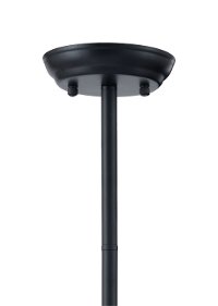 Modern Black and Clear Glass Ceiling Lamp - Odense-2