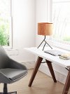 Modern Brown and Black Table Lamp - Sutton