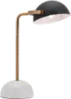 Mid Century Modern Black and White Table Lamp - Irving