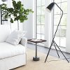 Modern Matte Black Floor Lamp - Jamison