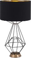 Modern Black Painted Steel Table Lamp - Delancey