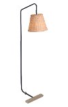 Transitional Natural Floor Lamp - Malone
