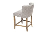 Grey Upholstered 24 Inch Counter Height Stool - Anew-3