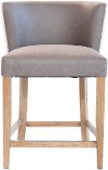 Gray Faux Leather 24 Inch Counter Height Stool - Charlie