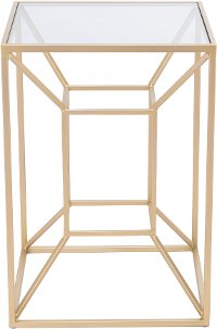 Gold Contemporary End Table - Canyon-2