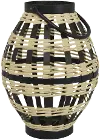 Clearance 20 Inch Tan and Black Decorative Metal Lantern