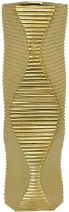 11 Inch Matte Gold Vase