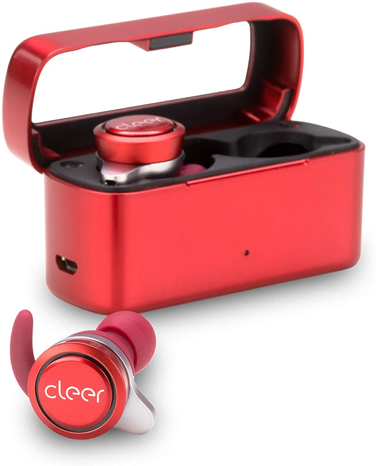 ALLY1BTREDUS Cleer Ally True Wireless Earbuds - Red-2
