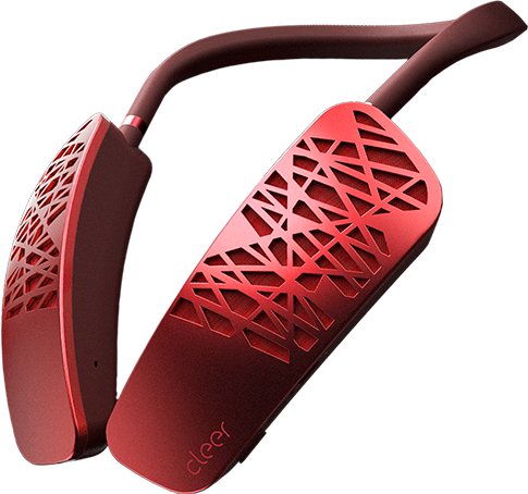 HALO1VCREDUS Cleer Halo Smart Wearable Neck Speaker - Red-1