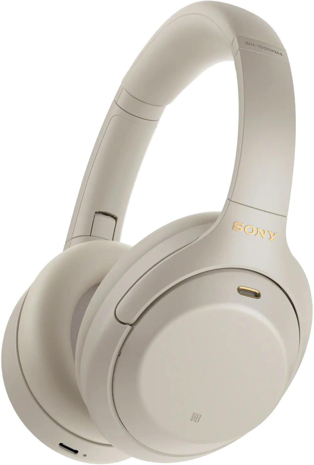 WH1000XM4/S Sony Wireless Noise-Cancelling Headphones - Silver-1