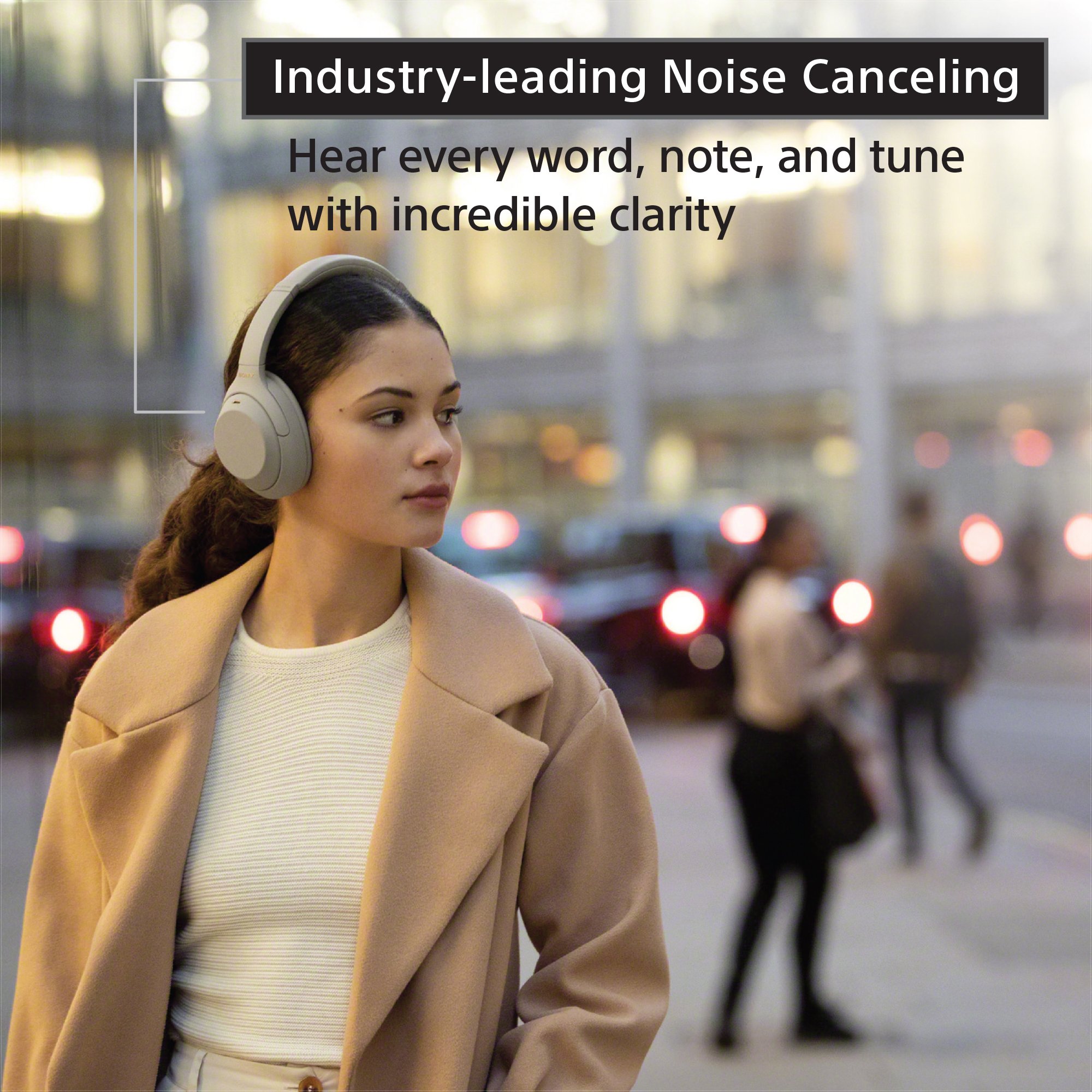 WH1000XM4/S Sony Wireless Noise-Cancelling Headphones - Silver-6