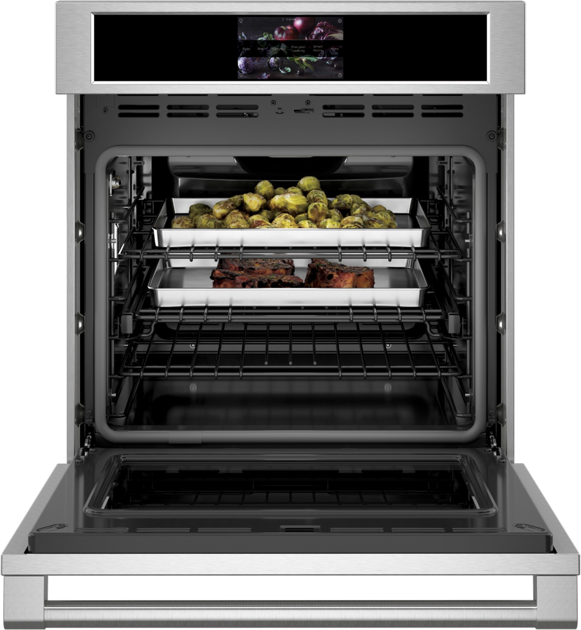 ZKS90DPSNSS Monogram 27 Inch Single Wall Oven with Convection - Statement Collection, Stainless Steel-3
