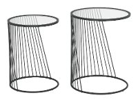 Contemporary Nesting Tables - Shine