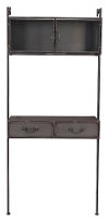 Industrial Wall Desk Gunmetal - Jokic