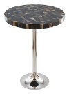 Earth Tones Round Side Table - Cluster