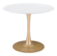 Round White Dining Table - Opus-5