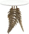 Contemporary End Table with Gold Leaf Base - Neruda