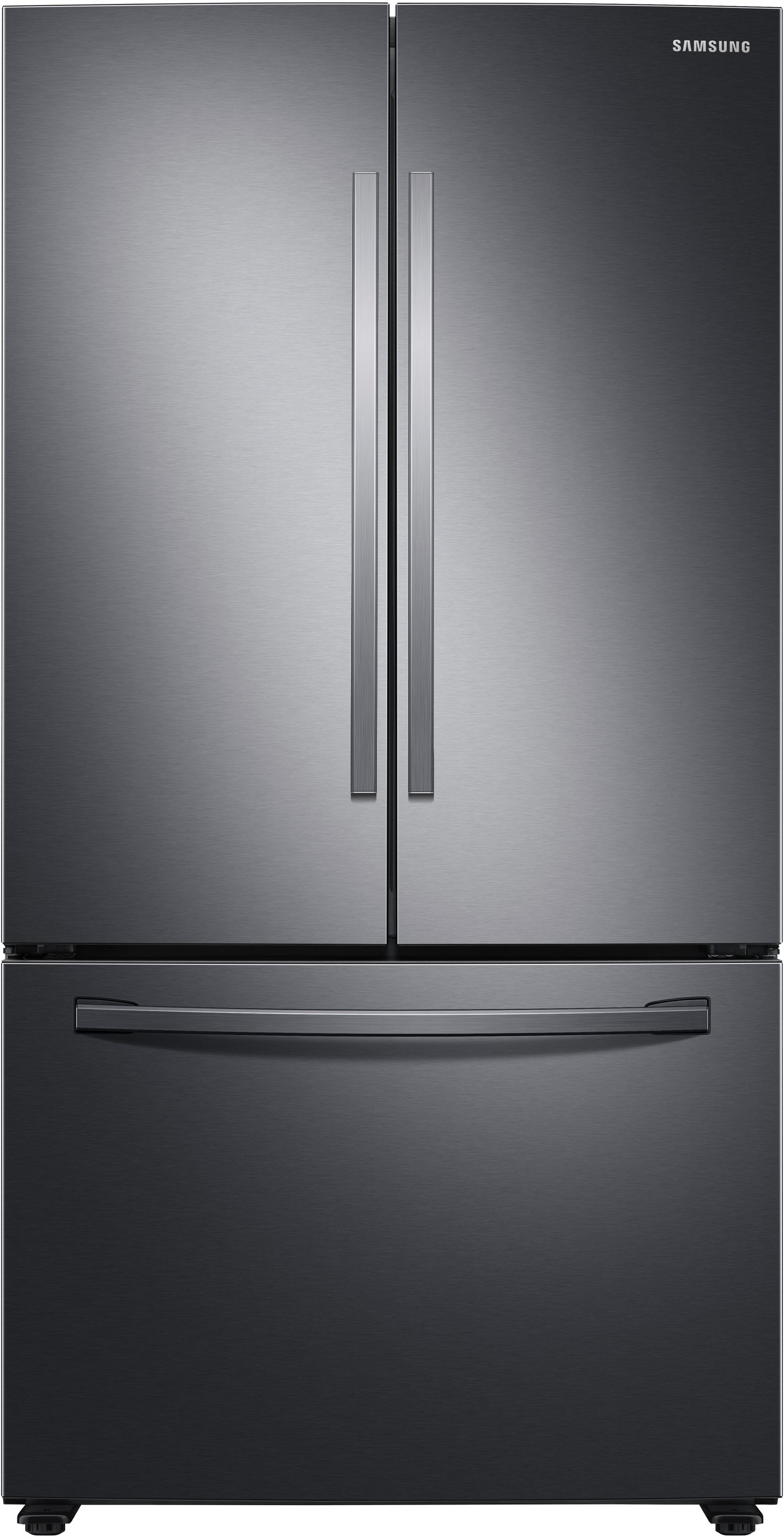 RF28T5001SG Samsung 28.2 cu ft French Door Refrigerator - 36 W Black Stainless Steel-1