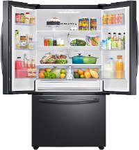 RF28T5001SG Samsung 36 Inch French Door Refrigerator - 28.2 cu. ft., Black Stainless Steel-2