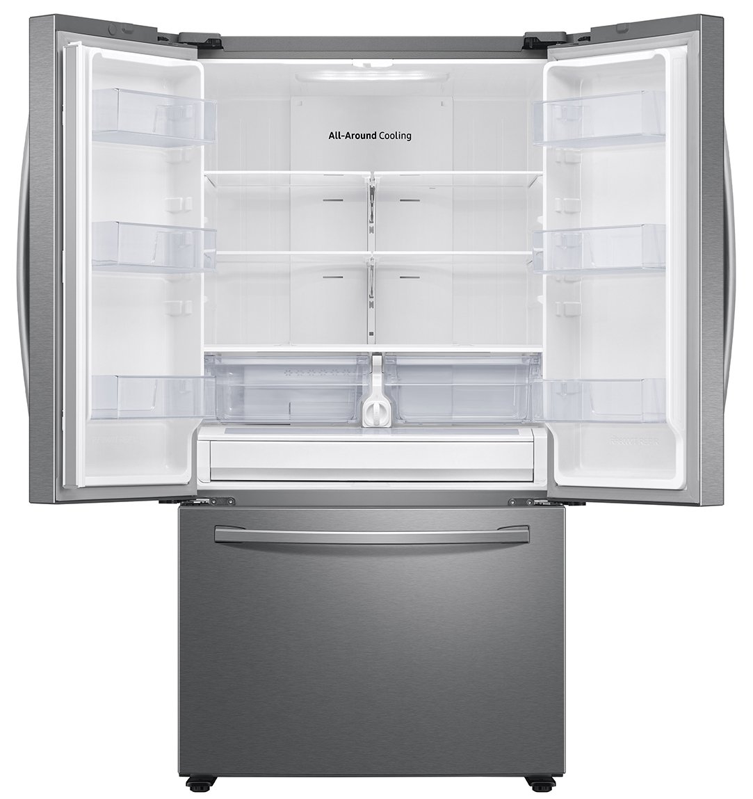 RF28T5001SR Samsung 28.2 cu ft French Door Refrigerator - 36 W Fingerprint Resistant Stainless Steel-2