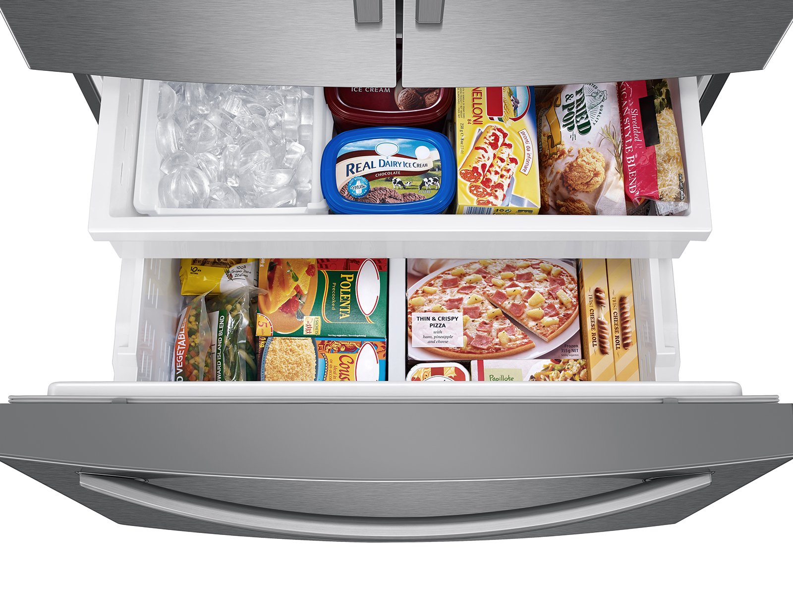 RF28T5001SR Samsung 28.2 cu ft French Door Refrigerator - 36 W Fingerprint Resistant Stainless Steel-5