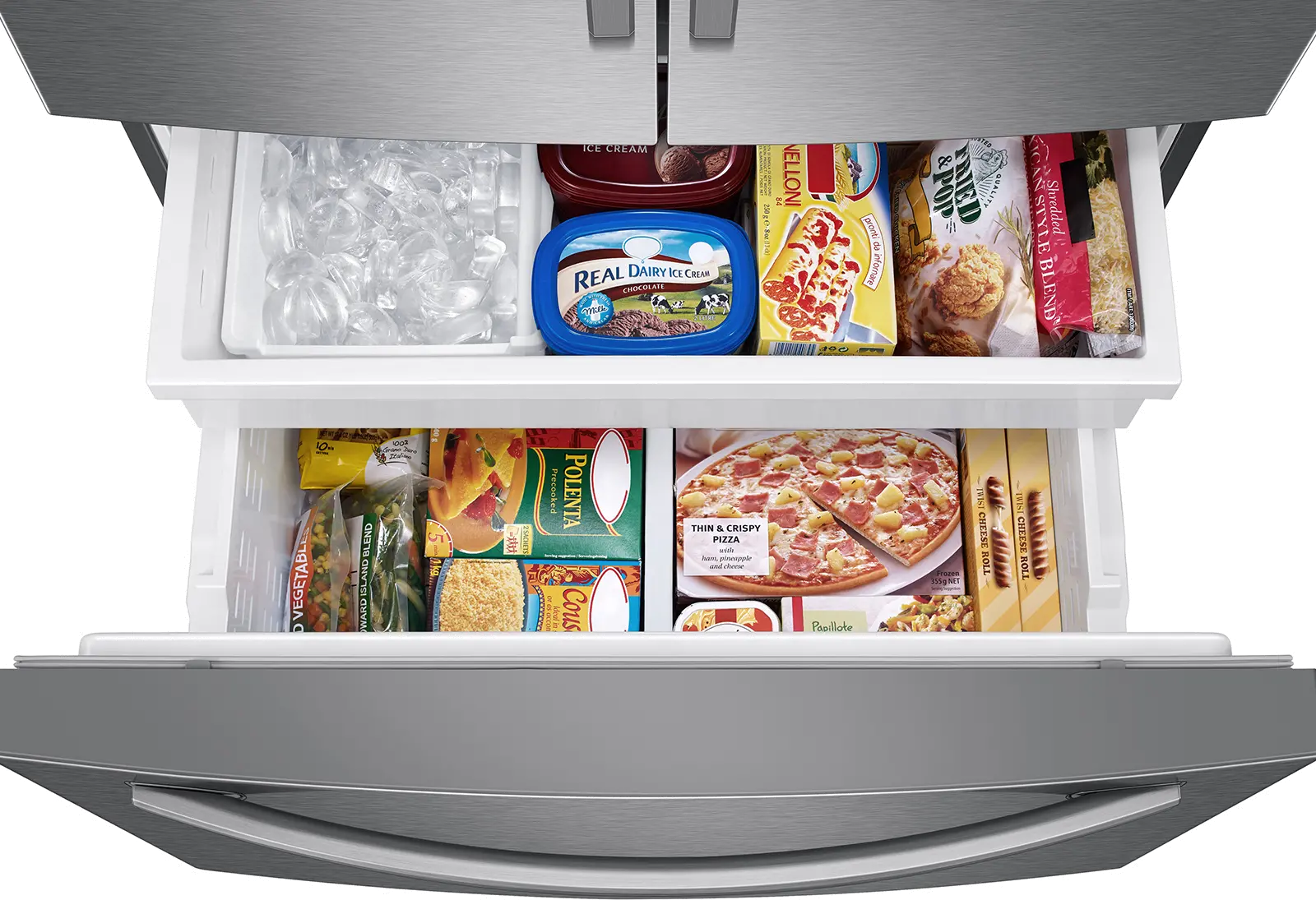 RF28T5001SR Samsung 28.2 cu ft French Door Refrigerator - Stainless Steel-5