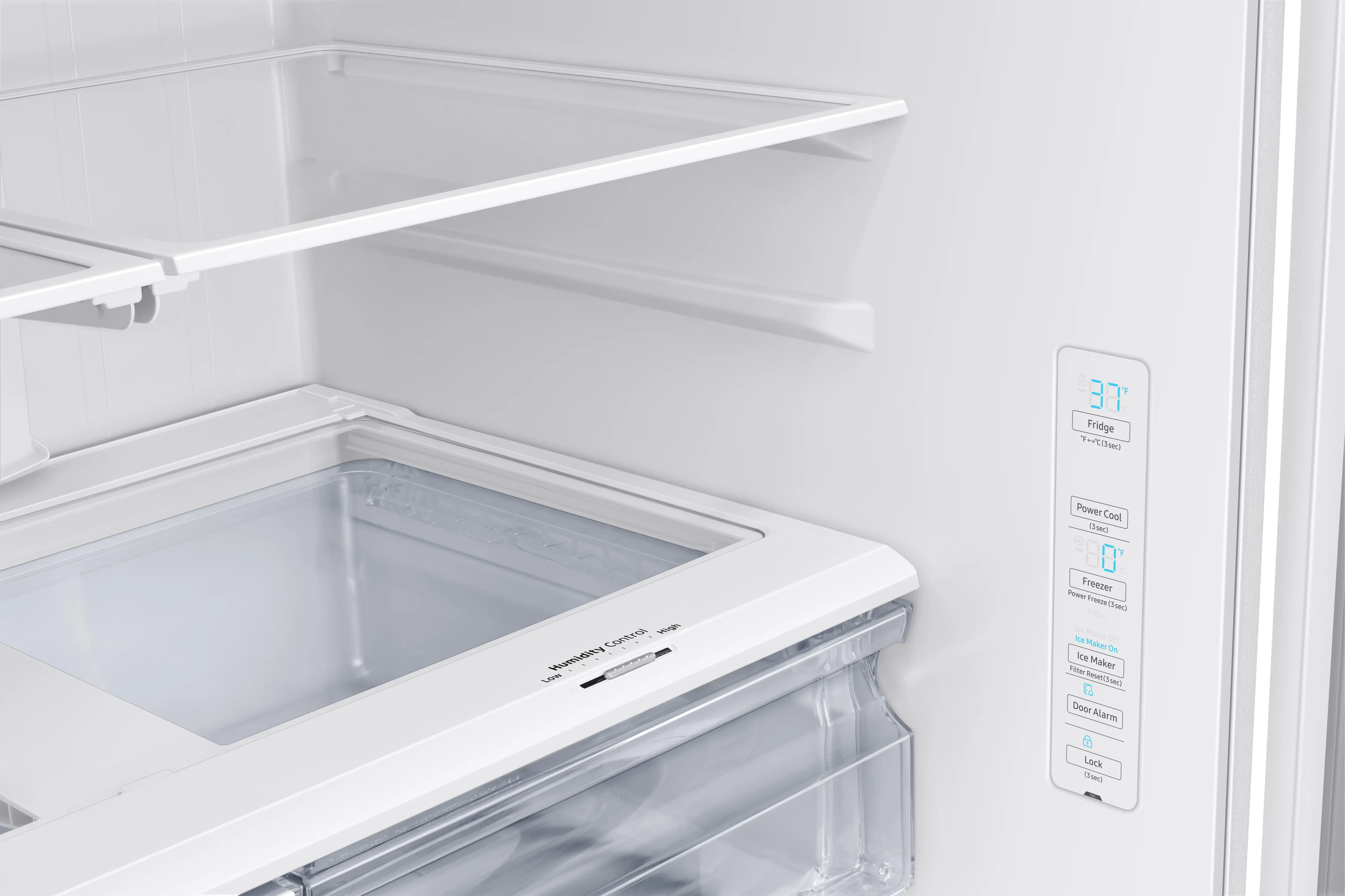 RF28T5001WW Samsung 28.2 cu ft French Door Refrigerator - White-6