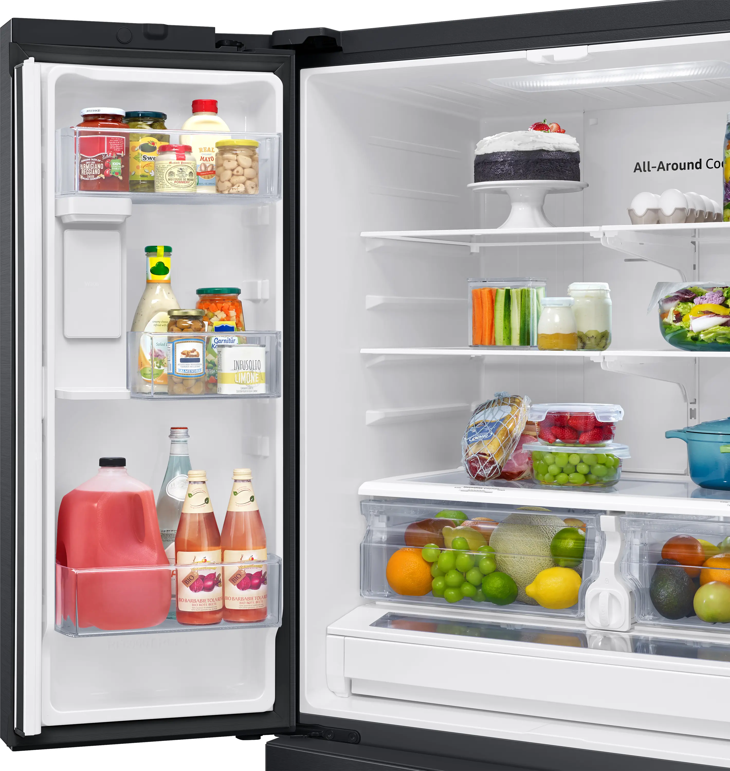 RF28T5101SG Samsung 28.2 cu ft French Door Refrigerator - Black Stainless Steel-7