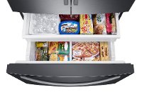 RF28T5101SG Samsung 36 Inch French Door Refrigerator with Internal Water Dispenser - 28.2 cu. ft., Black Stainless Steel-3