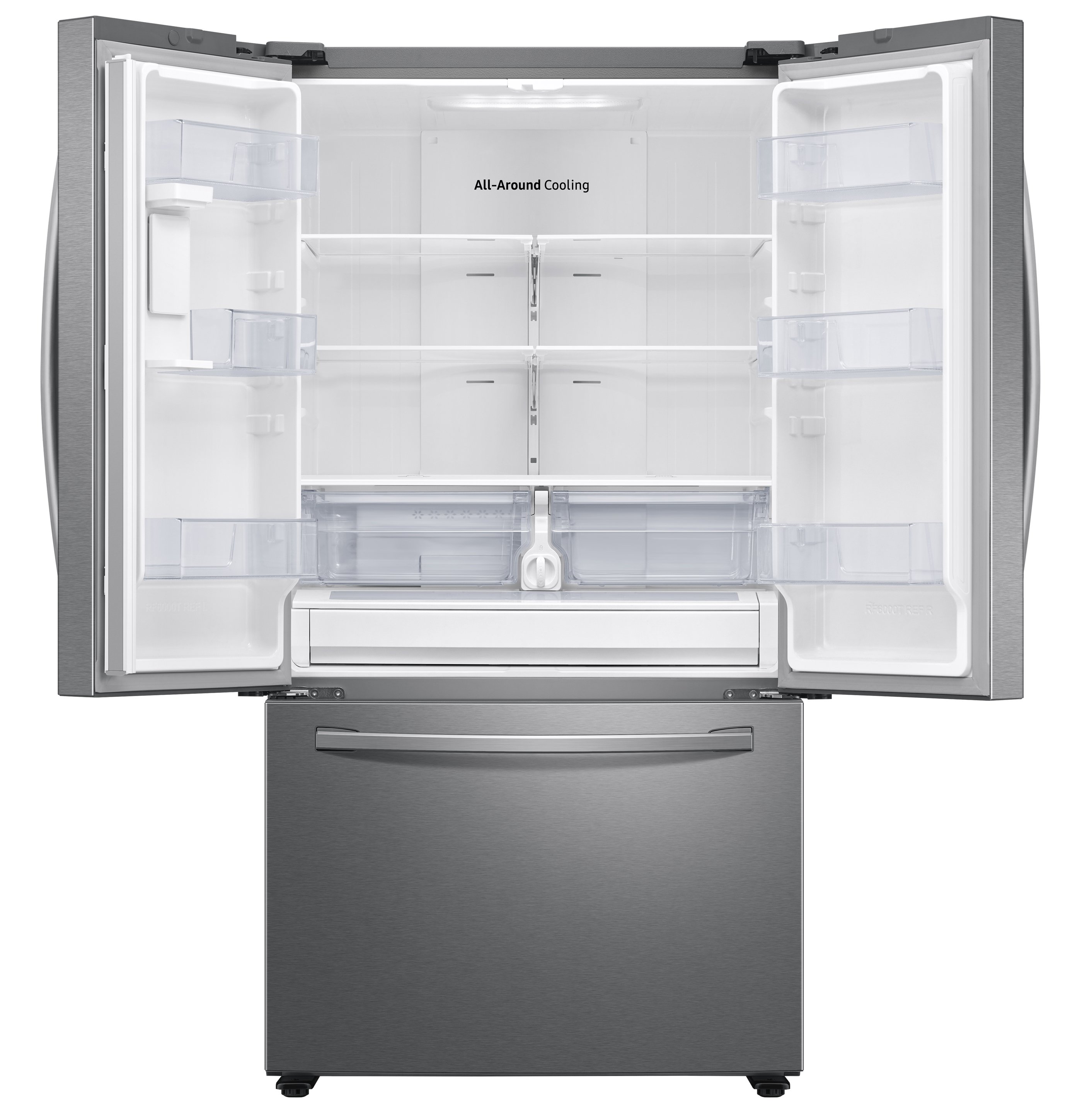 RF28T5101SR Samsung 28.2 cu ft French Door Refrigerator with Internal Water Dispenser - 36 W Fingerprint Resistant Stainless Steel-8