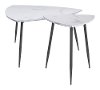 Mid-century Modern White Table Set - Cavaldos
