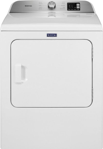 MED6200KW Maytag Top Load Electric Dryer with IntelliDry - White 7.0 cu. ft.
