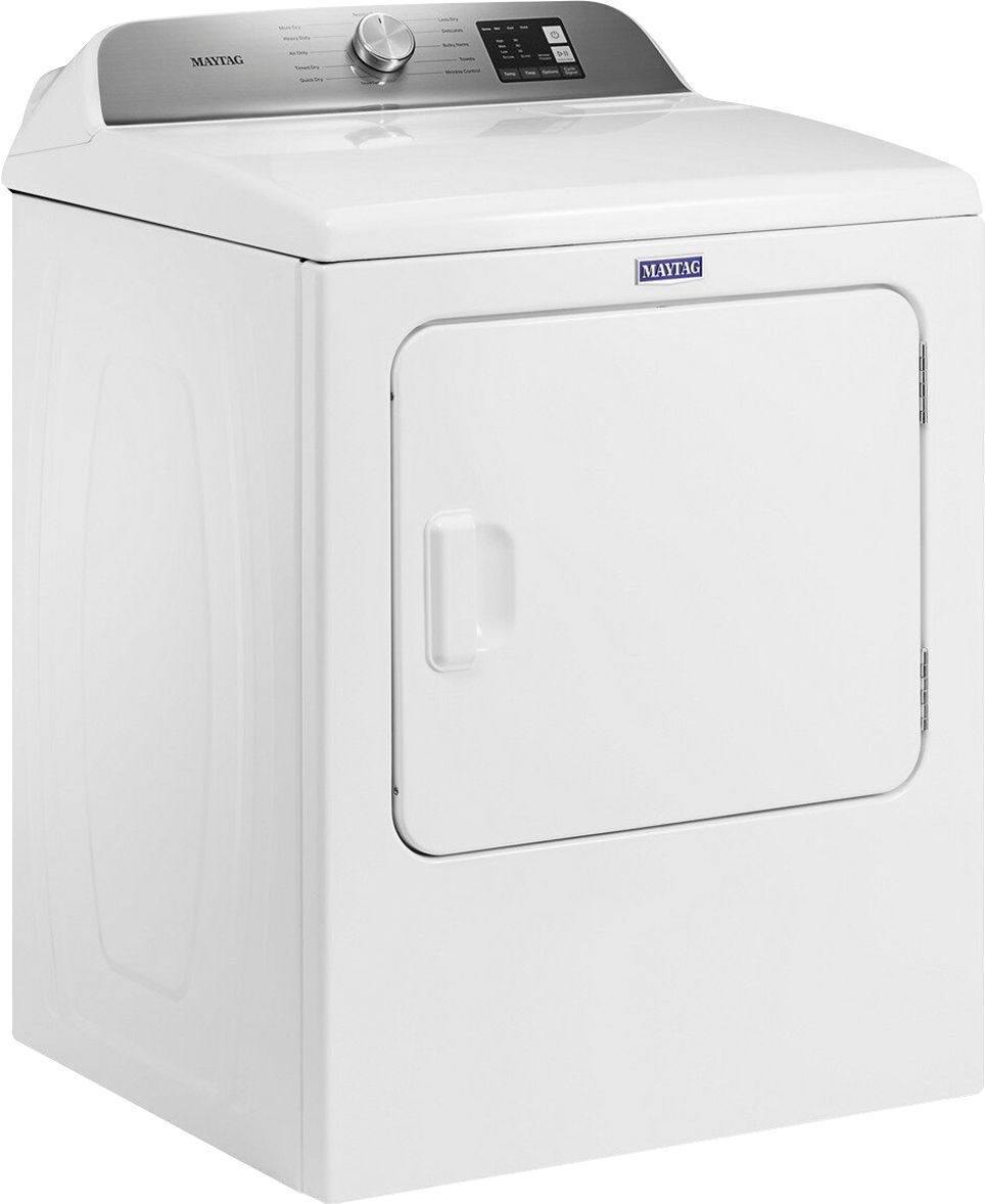MED6200KW Maytag Top Load Electric Dryer with IntelliDry - White 7.0 cu. ft.-2
