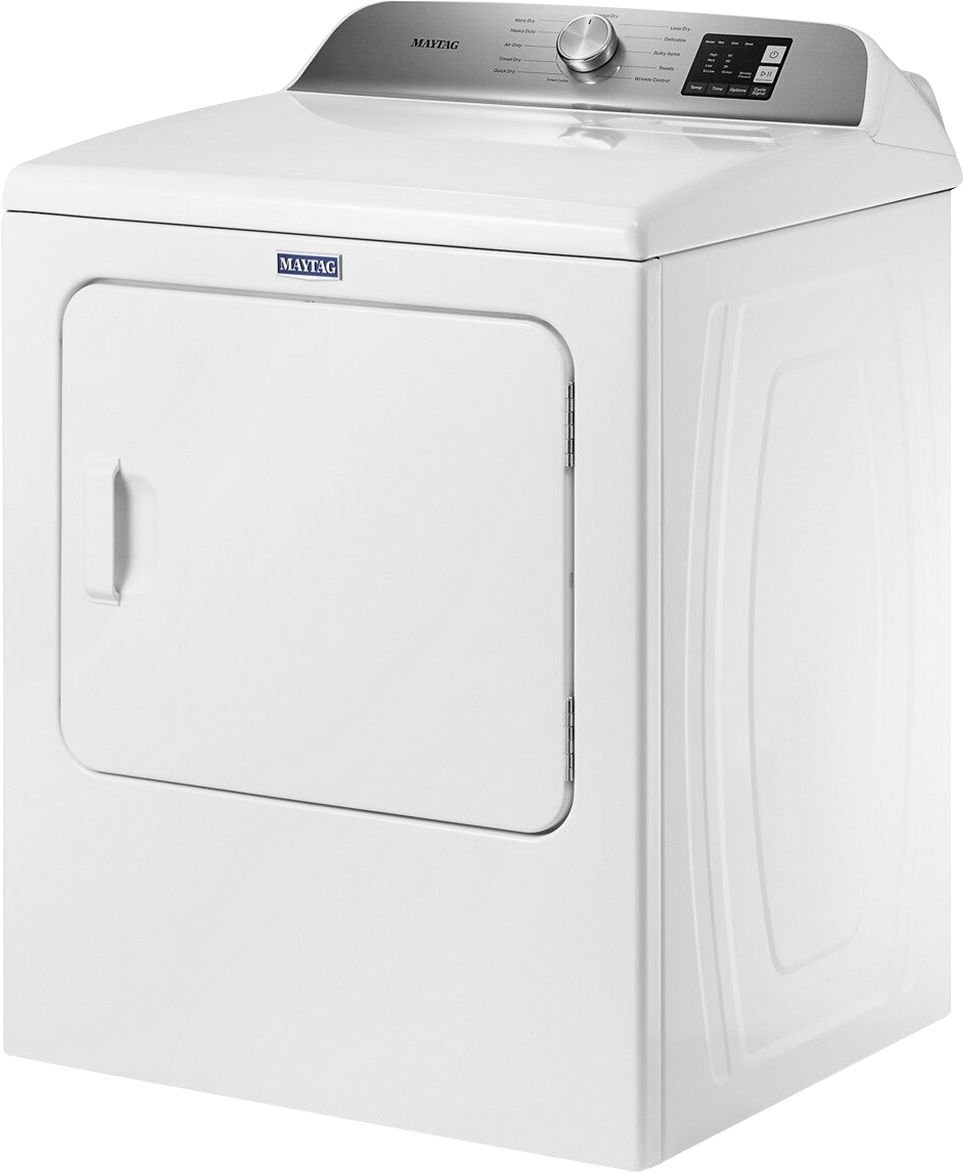 MED6200KW Maytag Top Load Electric Dryer with IntelliDry - White 7.0 cu. ft.-3