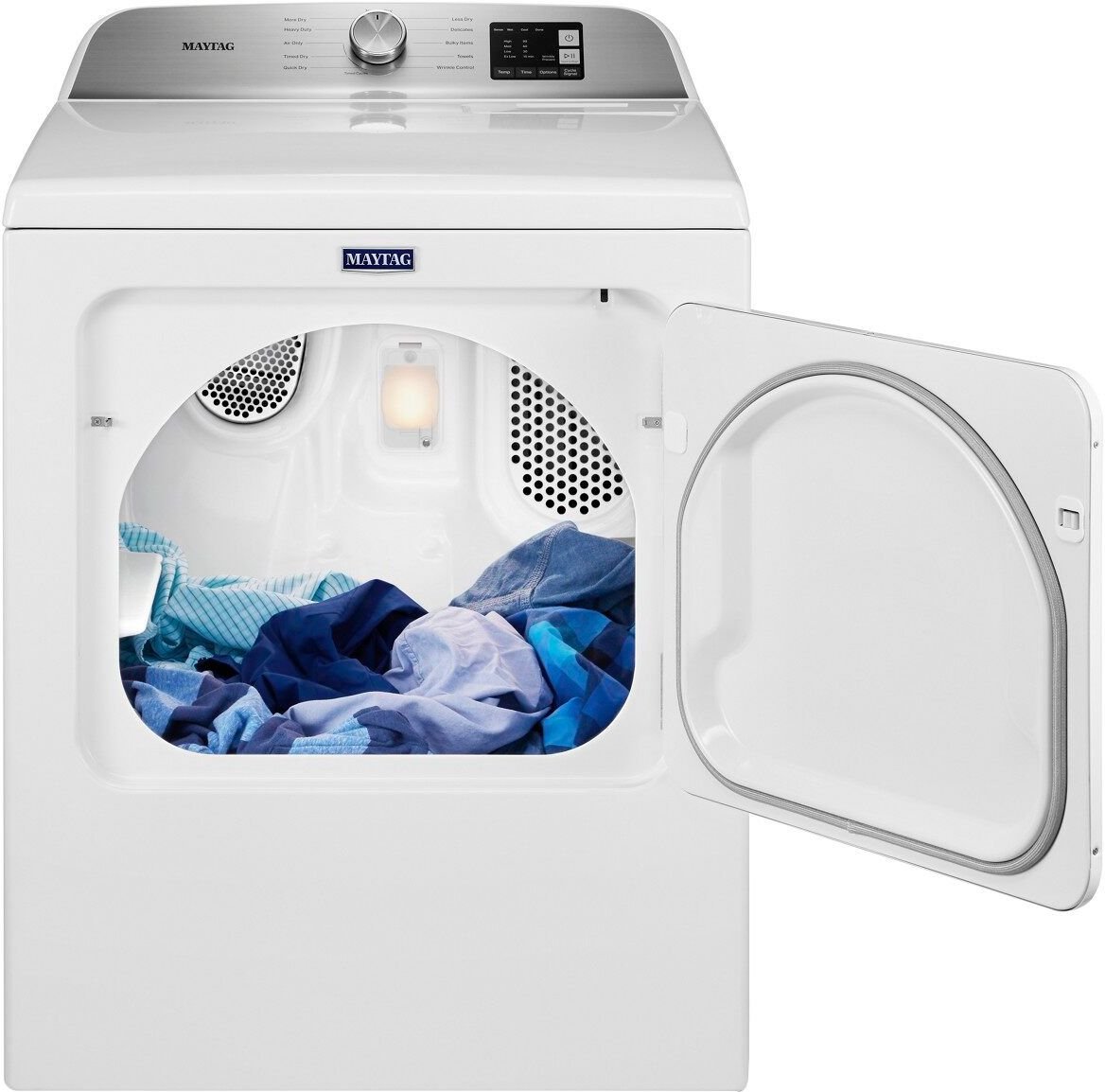 MED6200KW Maytag Top Load Electric Dryer with IntelliDry - White 7.0 cu. ft.-5