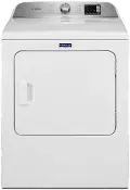 MGD6200KW Maytag 7.0 Cu Ft Gas Dryer with Moisture Sensing - White