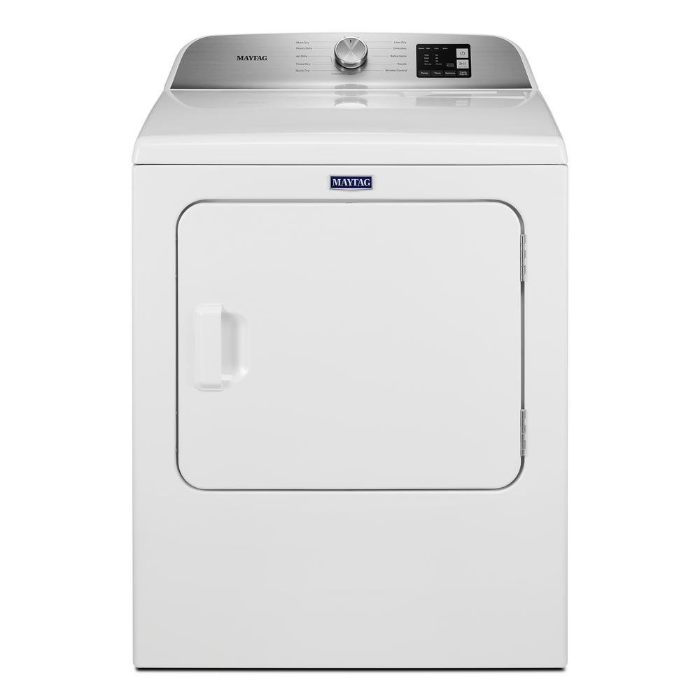 MGD6200KW Maytag Top Load Gas Dryer with Moisture Sensing - White 7.0 Cu. Ft.-1