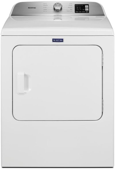 MGD6200KW Maytag Top Load Gas Dryer with Moisture Sensing - White 7.0 Cu. Ft.