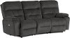Gray Power Reclining Curved Sofa - Ryson