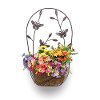 25 Inch Metal Butterfly Wall Coco Mat Planter