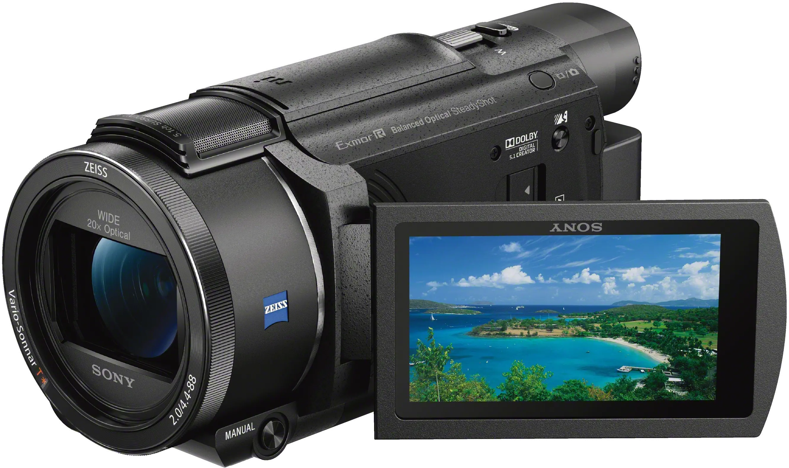 FDR-AX53 Sony Handycam AX53 4K Flash Memory Camcorder - Black-1