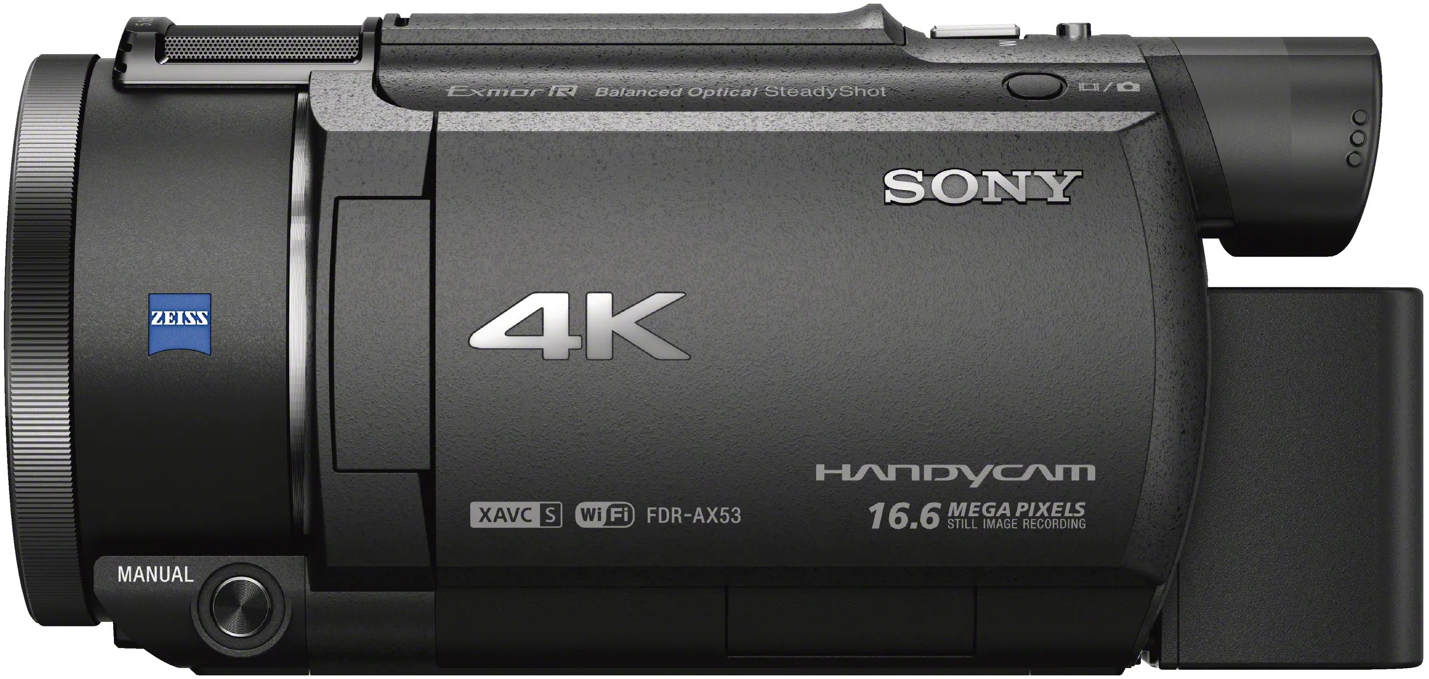 FDR-AX53 Sony Handycam AX53 4K Flash Memory Camcorder - Black-2