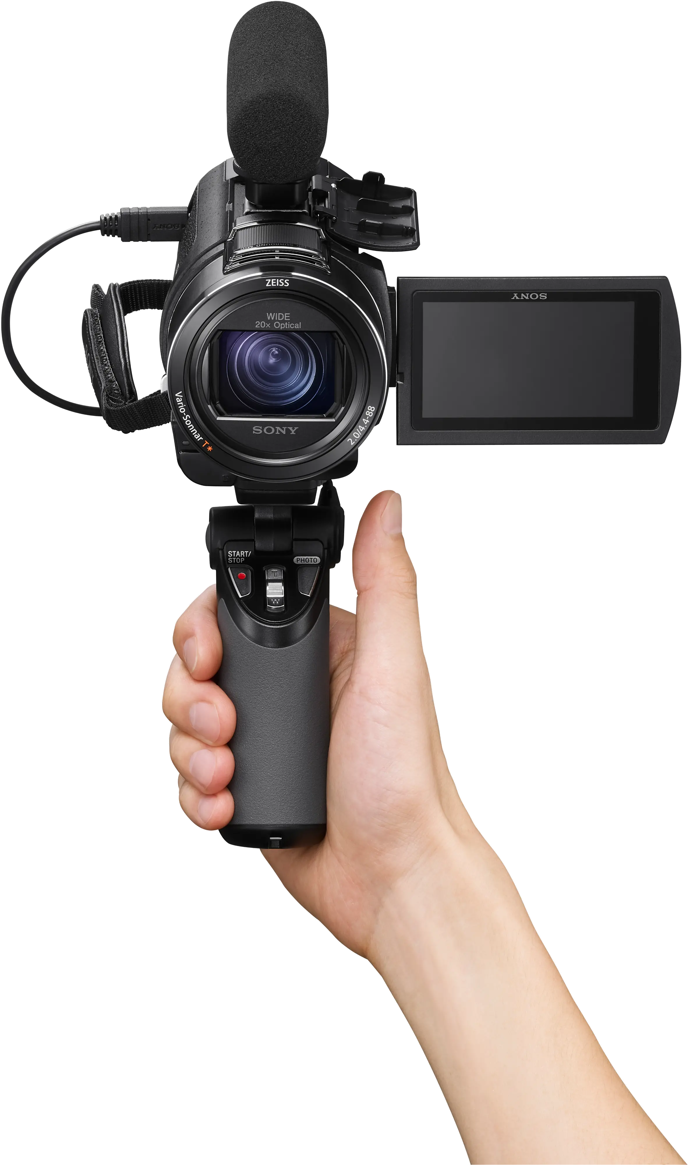 FDR-AX53 Sony Handycam AX53 4K Flash Memory Camcorder - Black-6