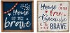 Assorted 11 Inch Americana Wood Block