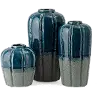 Clearance 12 Inch Dark Teal Ceramic Vase