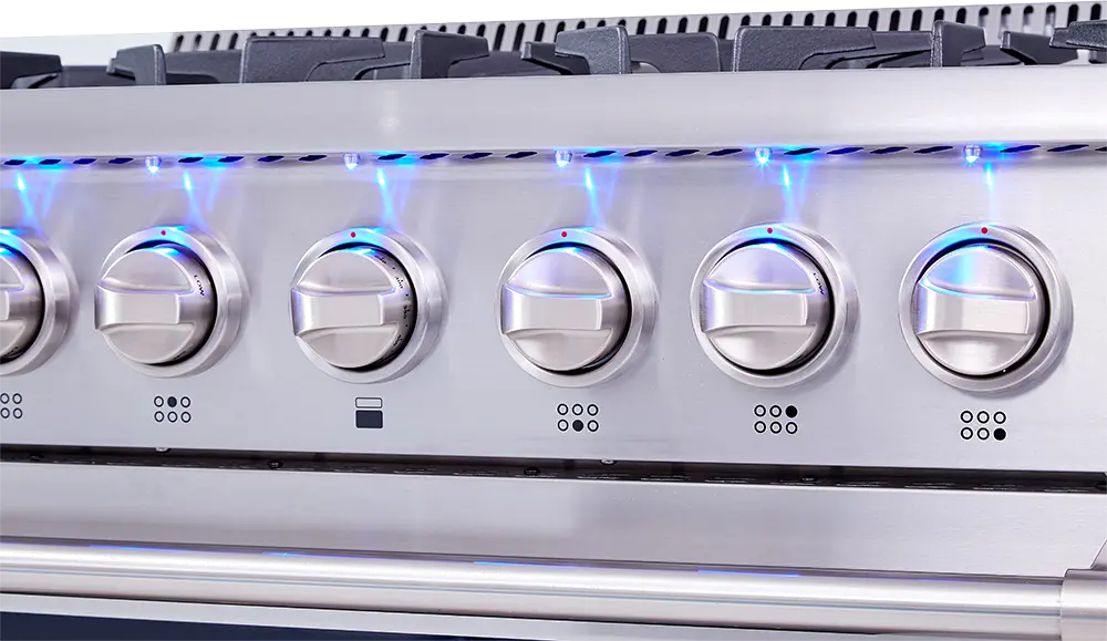 HRD3606U Thor 36 Inch Professional Dual Fuel Convection Range - Stainless Steel-4