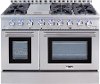 HRD4803U Thor 48 Inch Professional Dual Fuel Convection Range - Stainless Steel