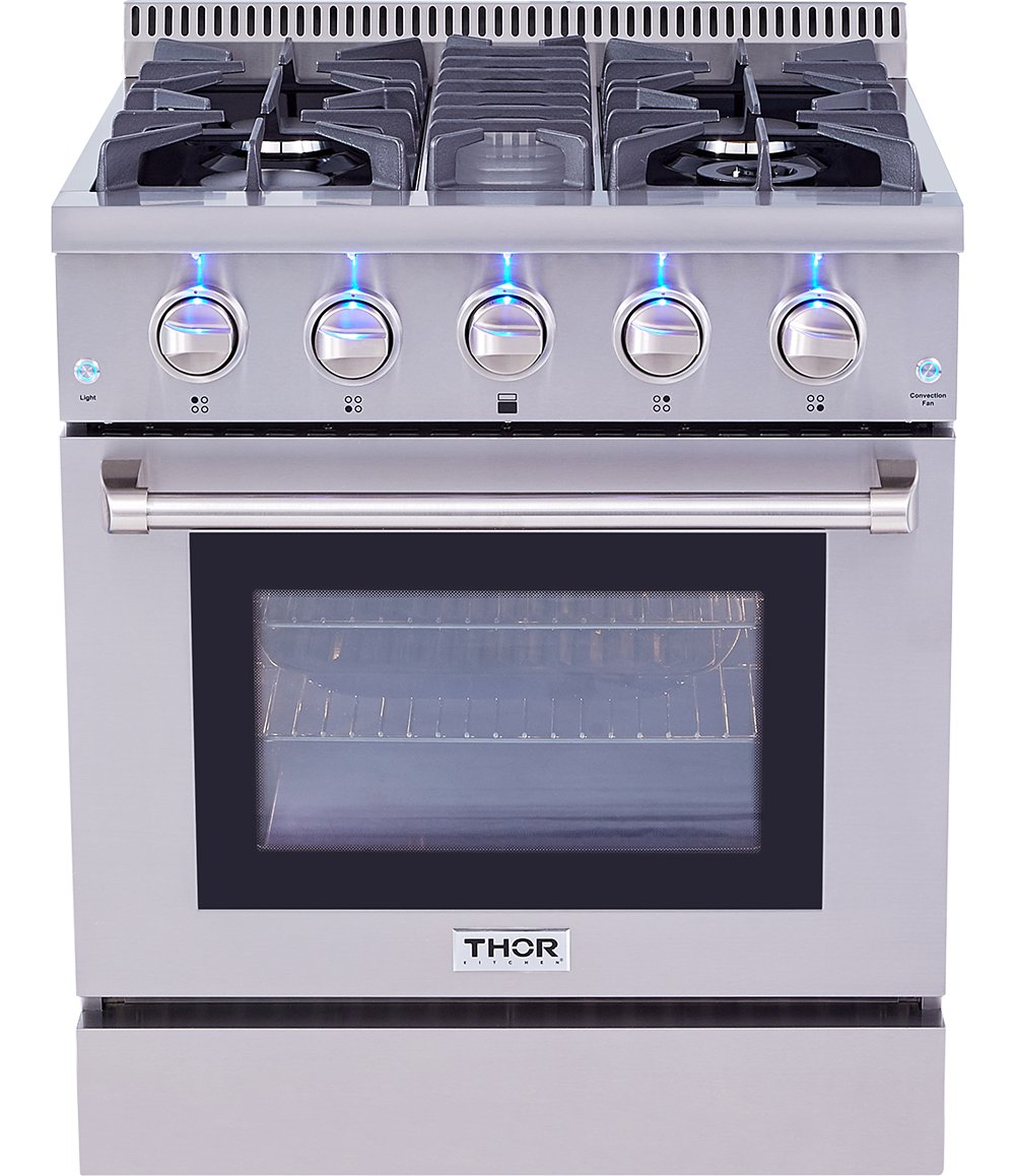 HRG3080U Thor 30 Inch Deluxe Professional Gas Range - 4.2 cu. ft. Stainless Steel-2