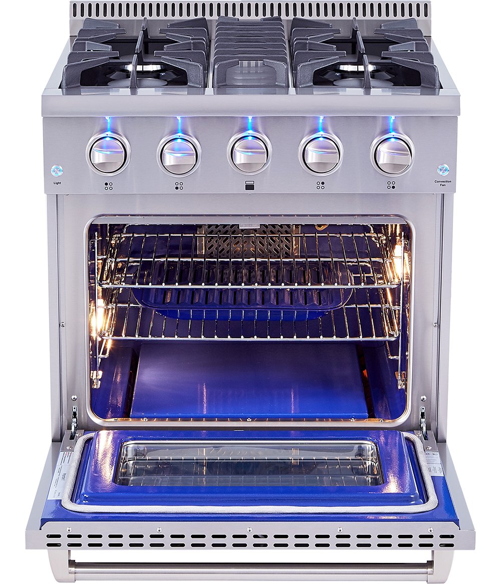 HRG3080U Thor 30 Inch Deluxe Professional Gas Range - 4.2 cu. ft. Stainless Steel-3